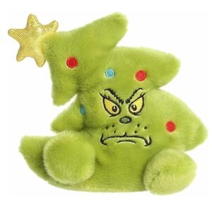 Kids Aurora The Grinch Tree 5" Palm Pal Plush NEW WITH TAGS